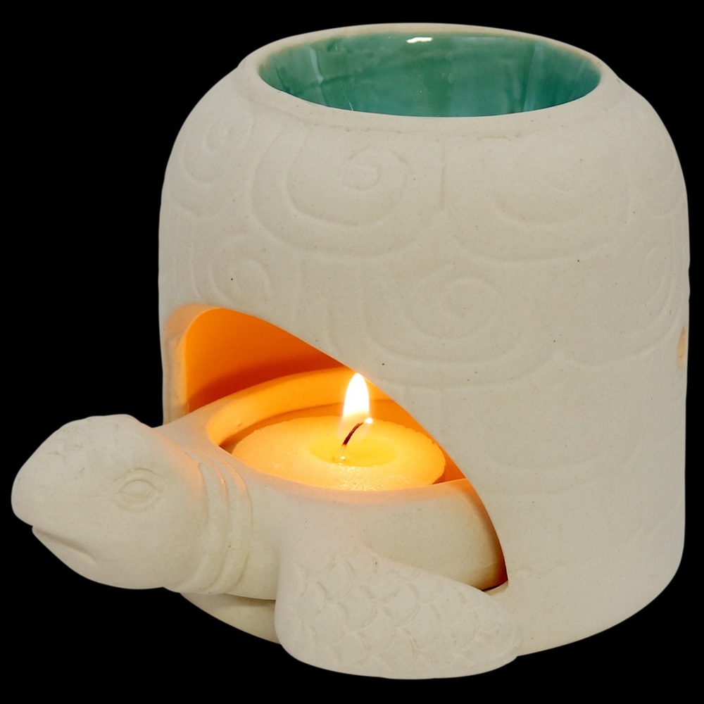 Aromatherapy candle diffuser -Turtle Natural color - Picture 1 of 1